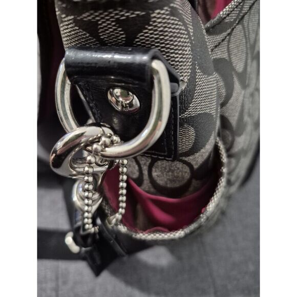 Coach Signature Coated Canvas Diaper Bag/Laptop Bag - Picture 4 of 10